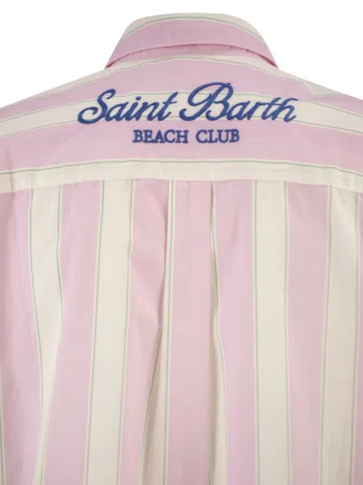 Mc2 Saint Barth Brigitte Striped Patterned Shirt In Multi