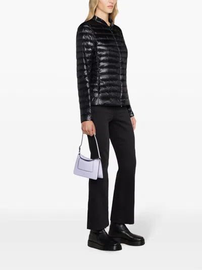 Herno Nylon Short Down Jacket In Black