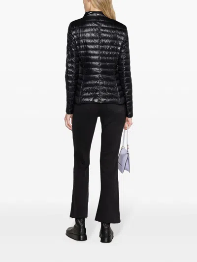 Herno Nylon Short Down Jacket In Black