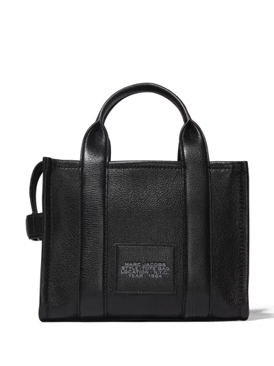Marc Jacobs The Small Tote Leather Tote In Black