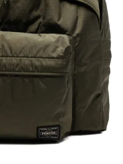 Porter Double Pack Daypack Large Backpack In Green