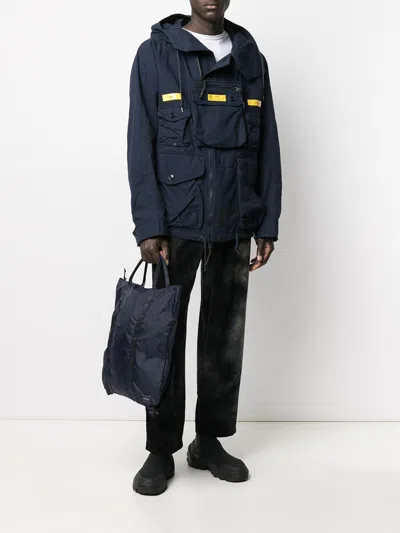 Porter Flex 2way Nylon Tote Bag In Blue