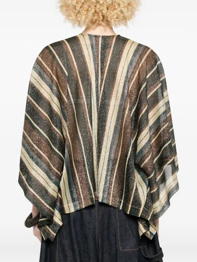 Siyu Zoe Striped-pattern Kaftan In Multi