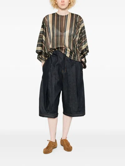 Siyu Zoe Striped-pattern Kaftan In Multi