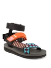 PRADA Teva Strappy Grip-Tape Sandals