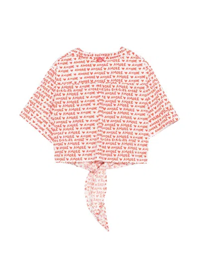 Alessandro Enriquez Amore-pattern Shirt In Red