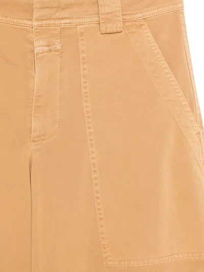 Closed Romi Diagonal-pockets Trousers In Brown