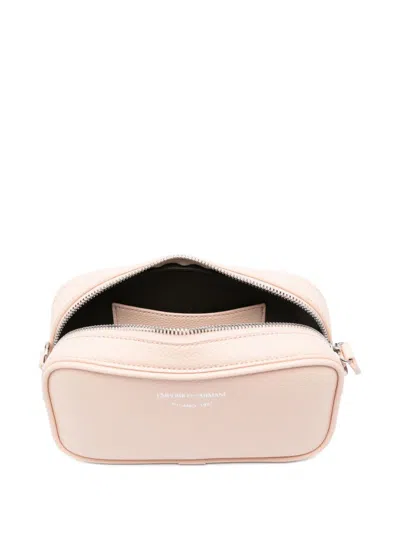 Emporio Armani Camera Shoulder Bag Adjustable Strap Design In Pink