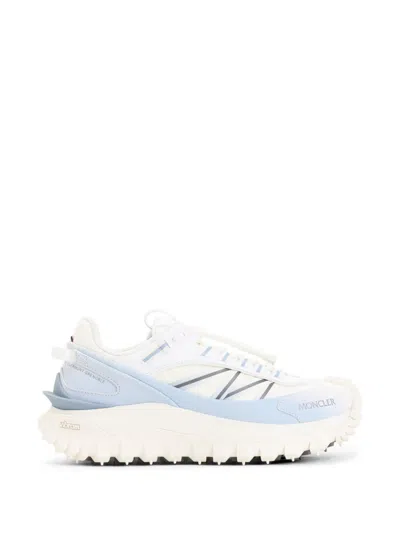 Moncler Trailgrip Sneakers In Technical Fabric And Mesh With Side Lettering Logo In Multi