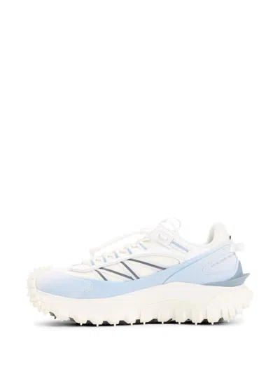 Moncler Trailgrip Sneakers In Technical Fabric And Mesh With Side Lettering Logo In Multi