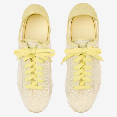 Jacquemus Low Top Sneakers Suede Mesh Rubber Sole In Animal Print