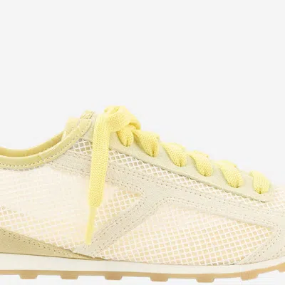 Jacquemus Low Top Sneakers Suede Mesh Rubber Sole In Animal Print