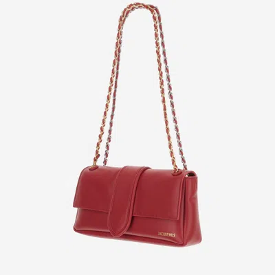 Jacquemus Multicolor Lamb Ovis Aries Aries Shoulder Bag In Red