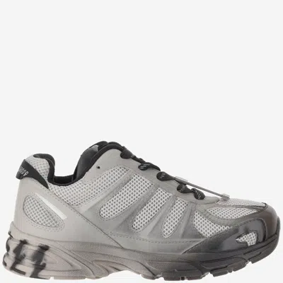 44 Label Group Dragger Sneakers In Grey Polyester In Gray