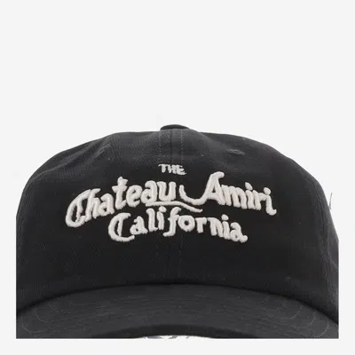 Amiri Embroidered Baseball Cap In Black