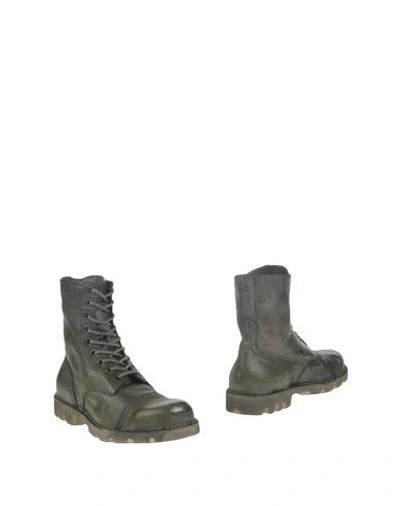 Diesel Boots In Military Green
