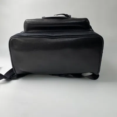 Pre-owned Coach Black Leather Backpack ()