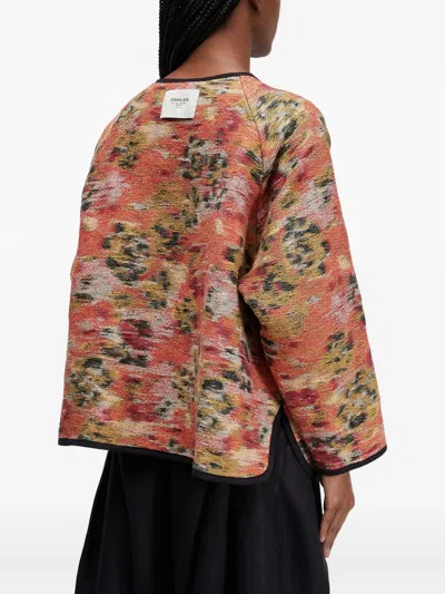 Osklen Patterned Jacket In Orange