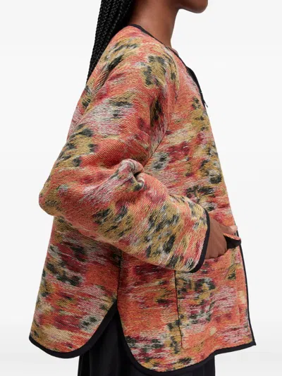 Osklen Patterned Jacket In Orange