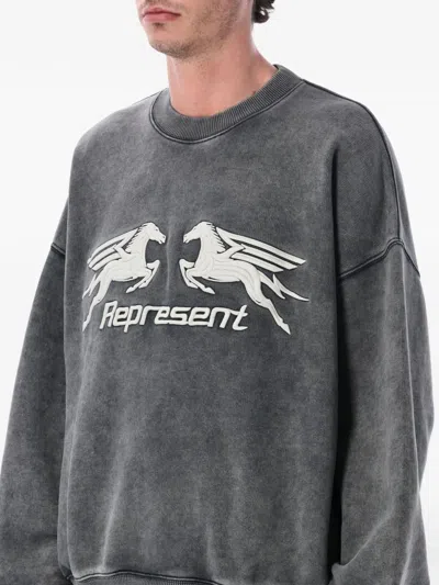 Represent Pegasus Sweatshirt In Gray