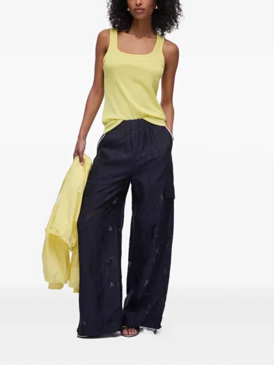 Liu •jo Drawstring Pants In Blue
