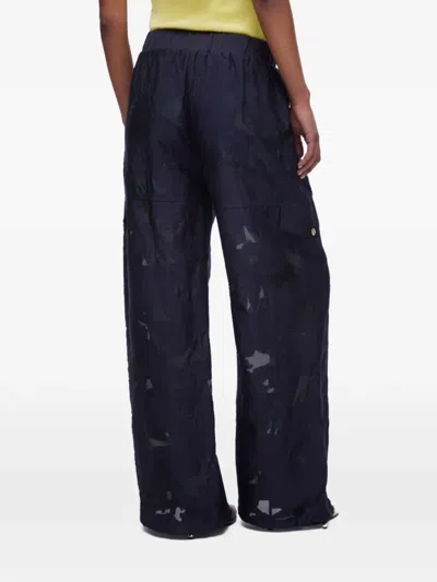 Liu •jo Drawstring Pants In Blue