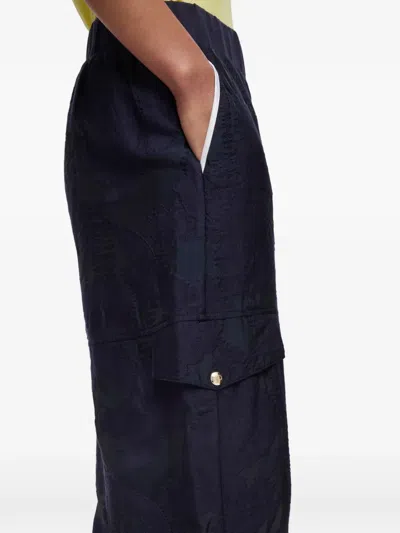 Liu •jo Drawstring Pants In Blue