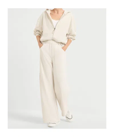 Brunello Cucinelli Elasticated Track Pants In White