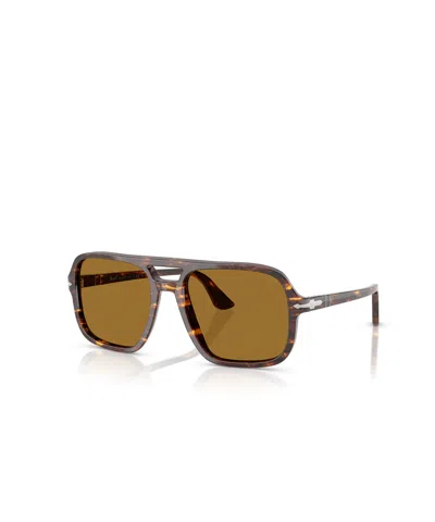Persol Tortoiseshell Square-frame Sunglasses In Brown