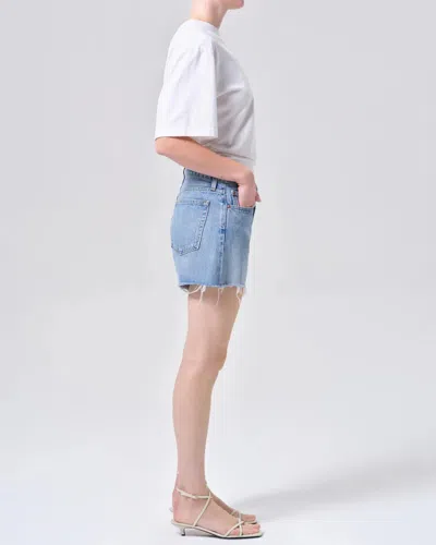 Agolde Parker Long Short In Blue