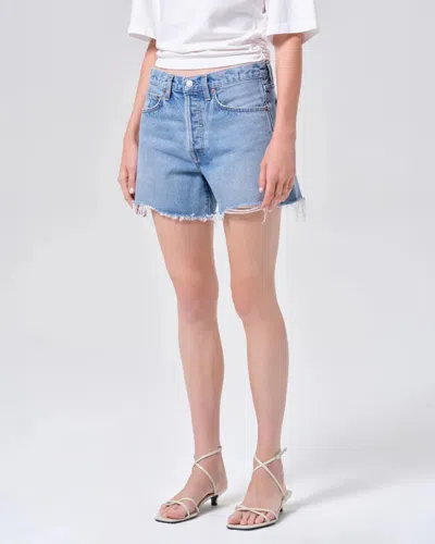 Agolde Parker Long Short In Blue