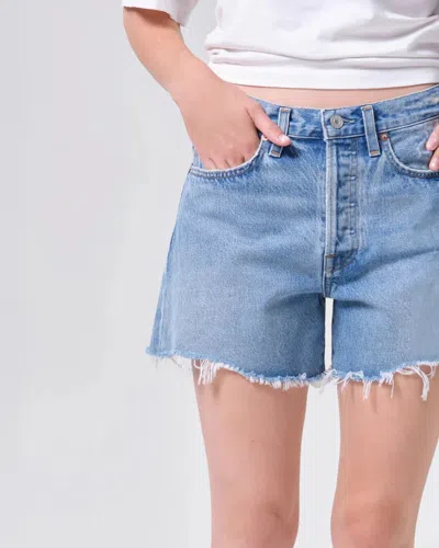 Agolde Parker Long Short In Blue