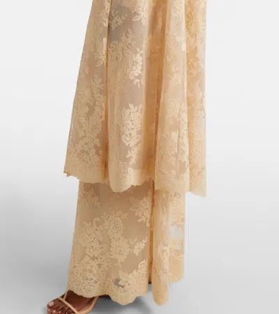 Zimmermann Como Lace Cape In Multi