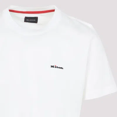 Kiton T-shirts White In White