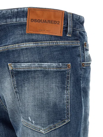 Dsquared2 Teddy Jeans Blue In Blue