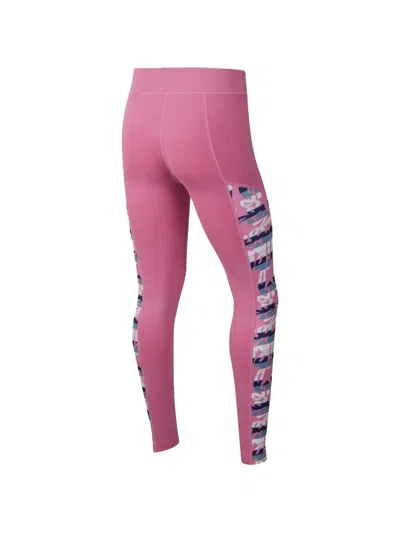 Nike Patterned Training Tights In Pink
