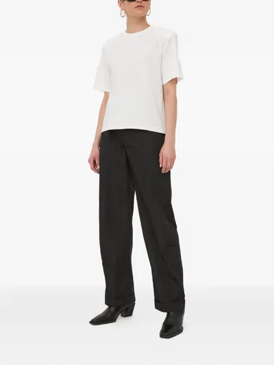 Herskind Elasticated Cargo Trousers In Black