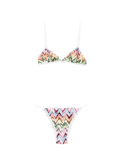 Missoni Zigzag Bikini Set In Multi