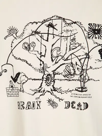 Brain Dead Oracle Cotton Graphic T-shirt In Neutral