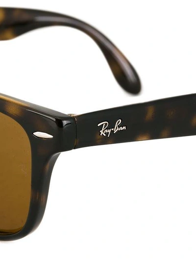 Ray Ban Wayfarer Sunglasses In Brown