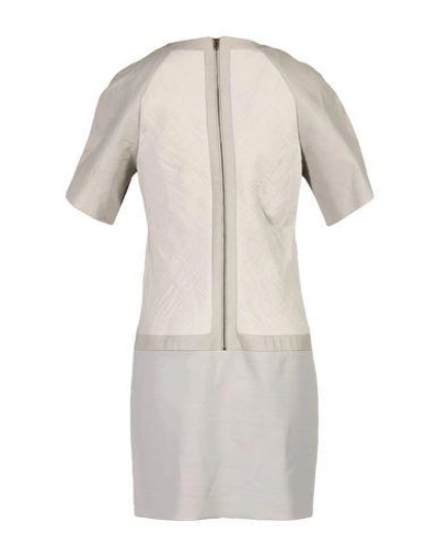 Shop Helmut Lang Short Dress In Light Grey