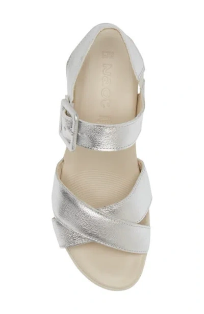 Naot Elite Platform Sandal In Silver