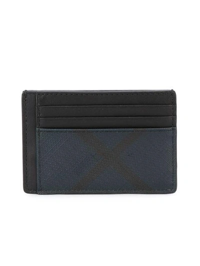 Shop Burberry London Check Card Case - Black