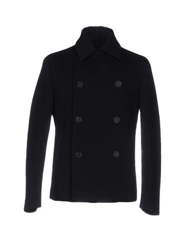 Prada Coat In Dark Blue