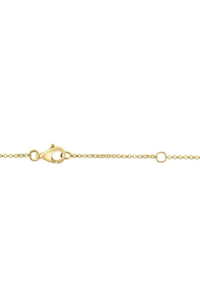 Effy Diamond 'e' Initial Pendant Necklace In Orange
