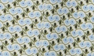 Max Studio Puff Sleeve Top In Blue