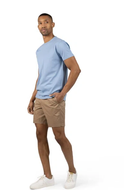 Tailorbyrd Stretch Cotton Performance Shorts In Neutral
