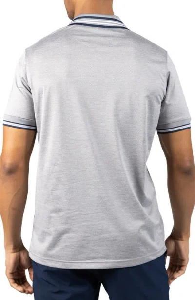 Tailorbyrd Performance Mesh Polo In Gray