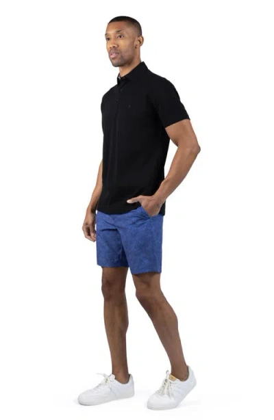Tailorbyrd Print Performance Shorts In Blue