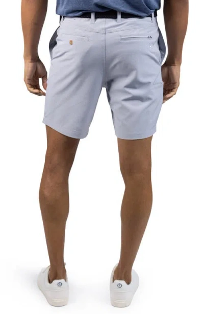 Tailorbyrd Grid Performance Shorts In Blue